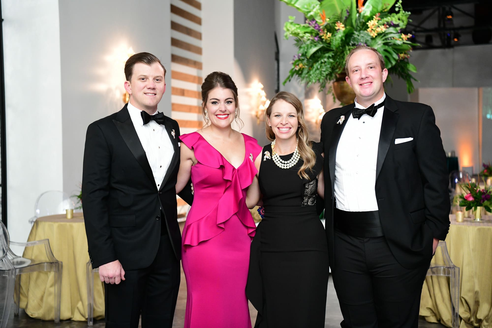 Chairs Cameron Stubbs, Morgan Stautzenberger, Amy & Kyle McCully (Photo by Daniel Ortiz)