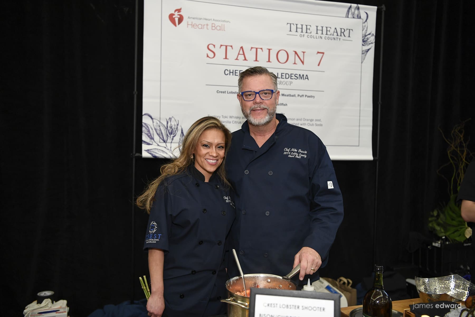 Chef Paloma Ledesma and Mike Brosin 