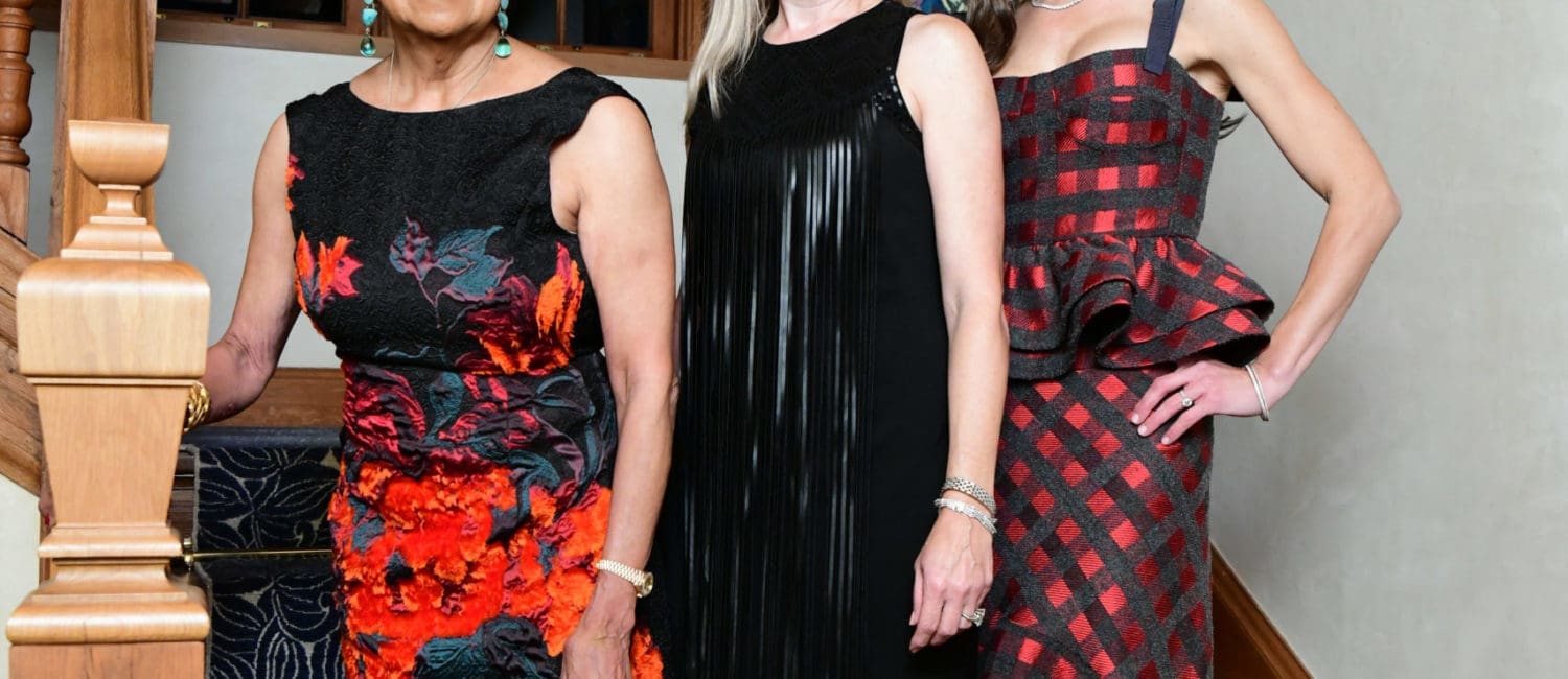 Co-chairs Yvonne Cormier and Mary D’Andrea, host Erika Toussaint (Photo by Daniel Ortiz)