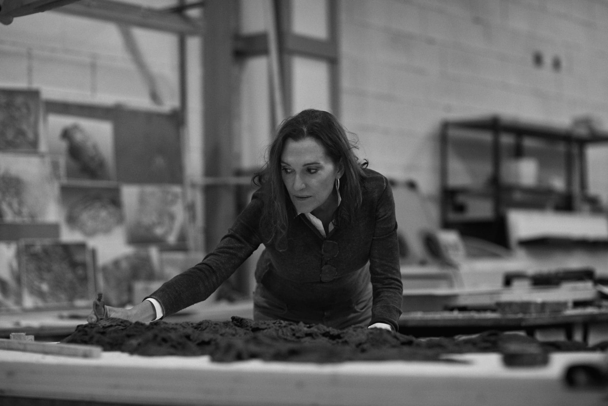 Spanish installation artist Cristina Iglesias creates a water feature evoking an oceanic tidal pool, which will mark one entrance of the MFAH Kinder Building when it opens fall 2020. (Courtesy the artist)