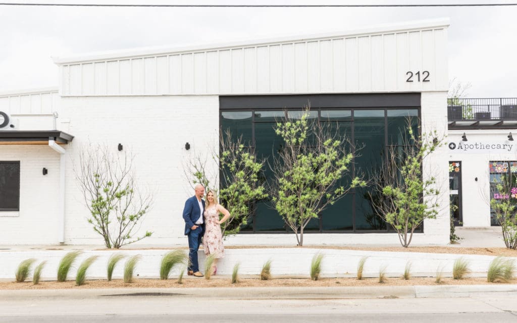 Thirty Eight & Vine owners Sam and Jennifer Demel were inspired by wine bars they visited across the country. (Photo by Nancy Farrar)