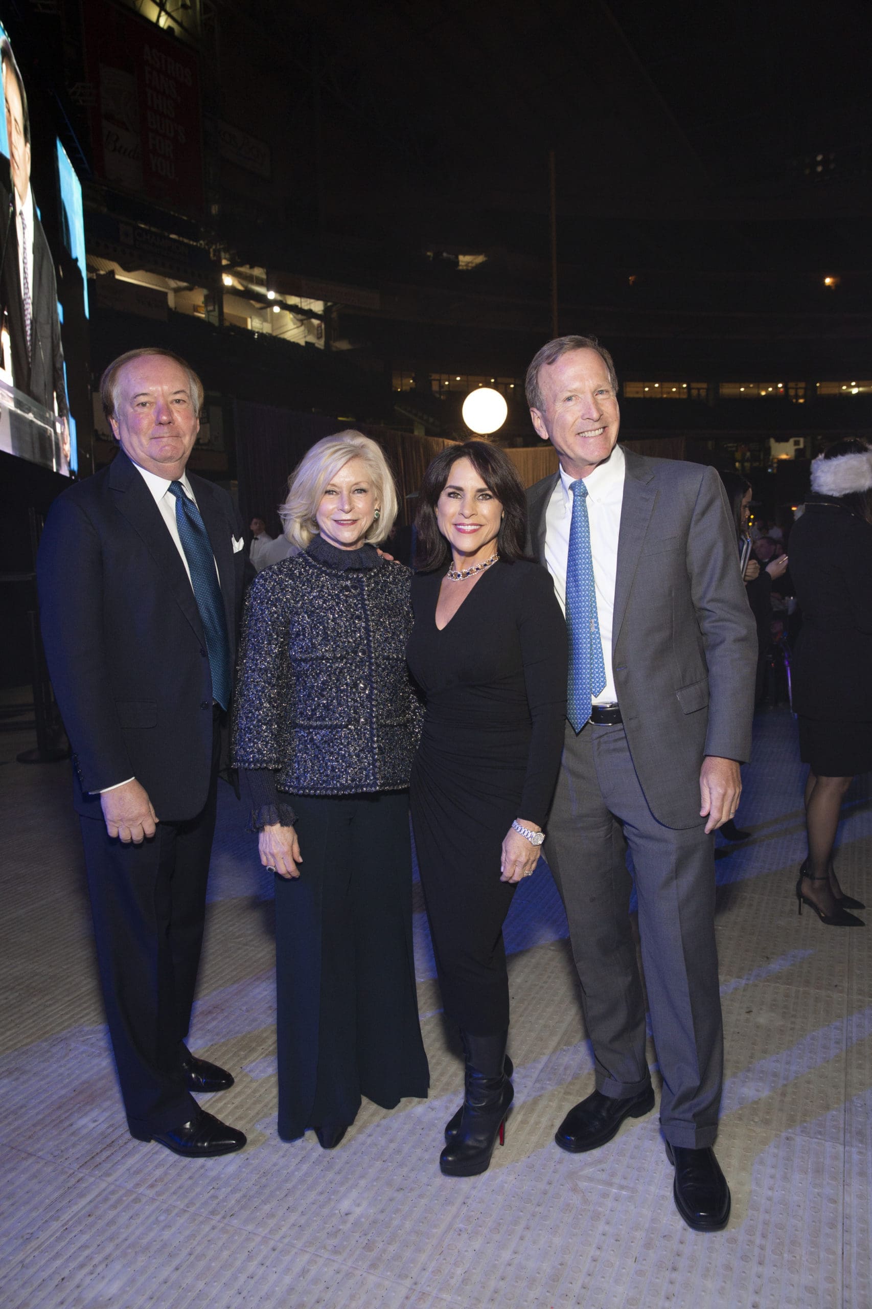 John & Ann Bookout, Maria & Neil Bush (Photo by Jenny Antill)
