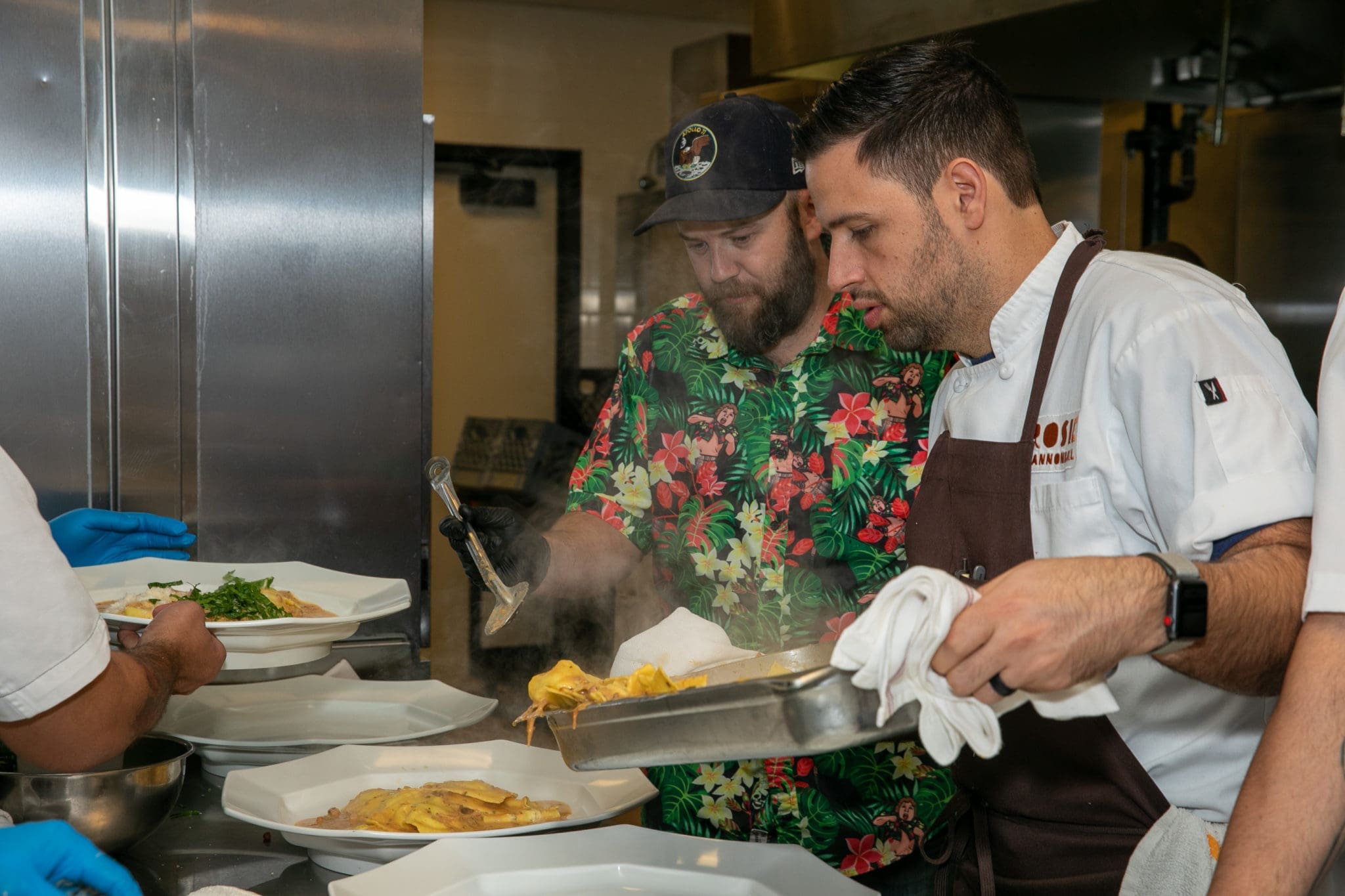 Nick Fine of Underbelly Hospitality,  Mario  Paizis of Goodnight Hospitality (Photo by Emily Jaschke)