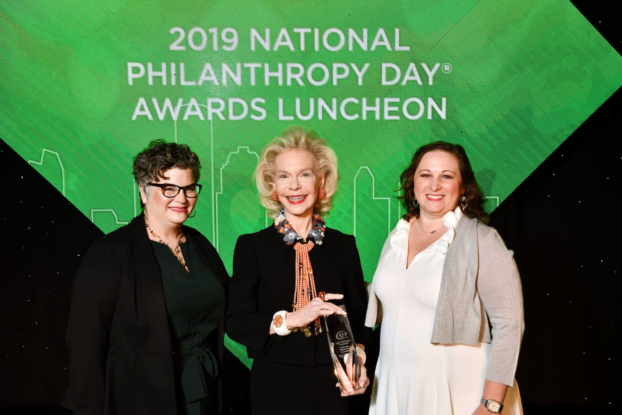 Kate Yadan, Lynn Wyatt and Amy Lampi (Photo by Dave Rossman)