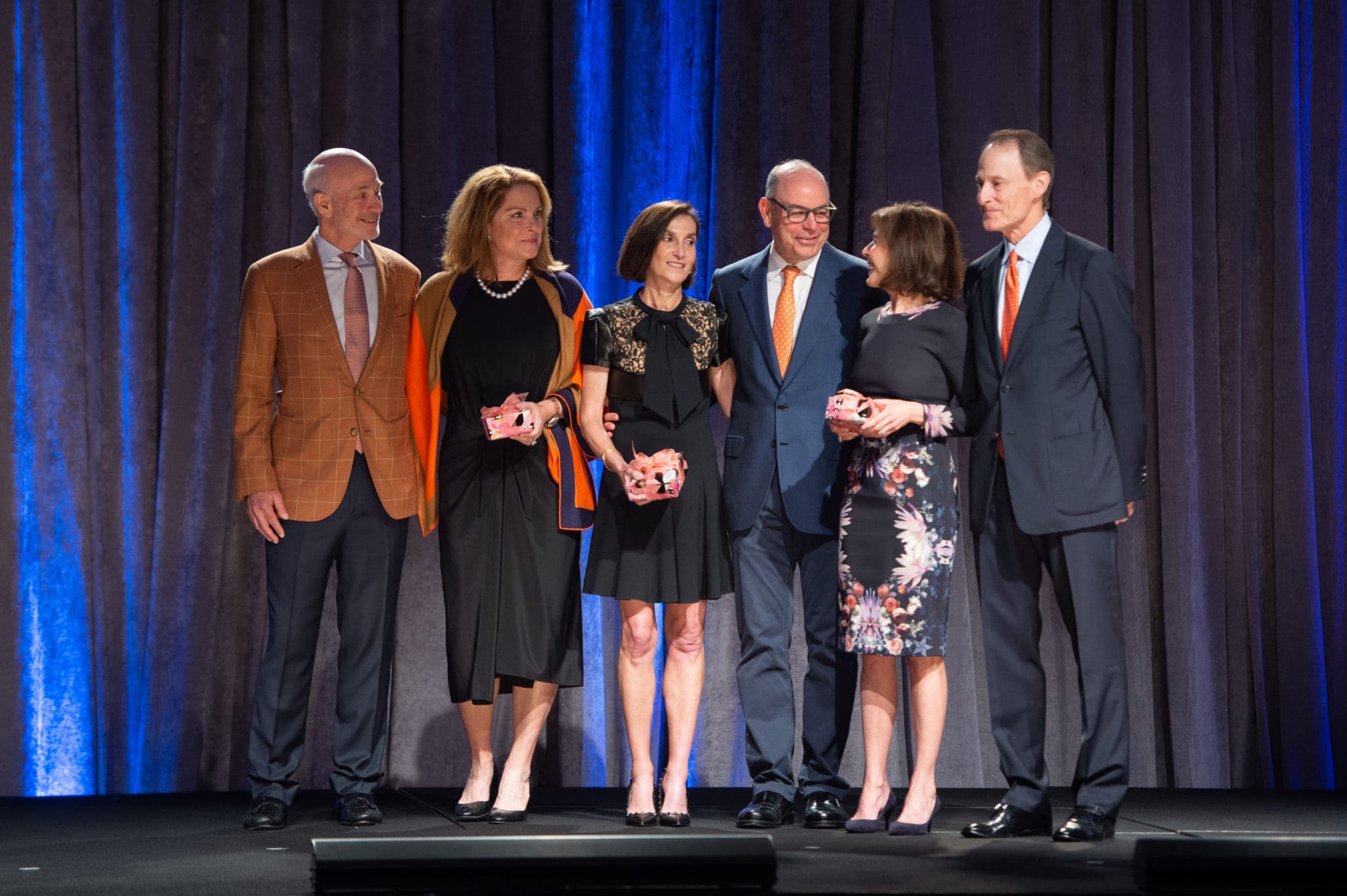 Luncheon chairs Bob & Marci Zlotnik, Patti & Mike Morgan, Barbara & Michael Gamson (Photo by Wilson Parish)