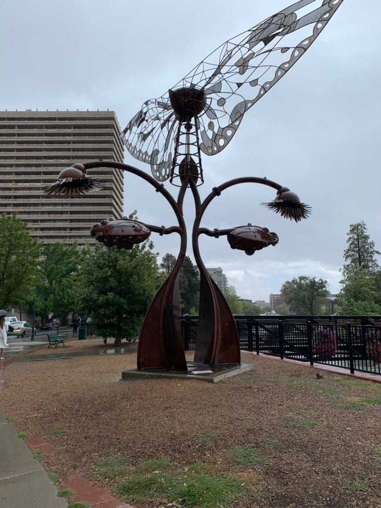 The fantastical art flora of downtown Reno. (Photo by Natalie Lumbo, City of Reno)