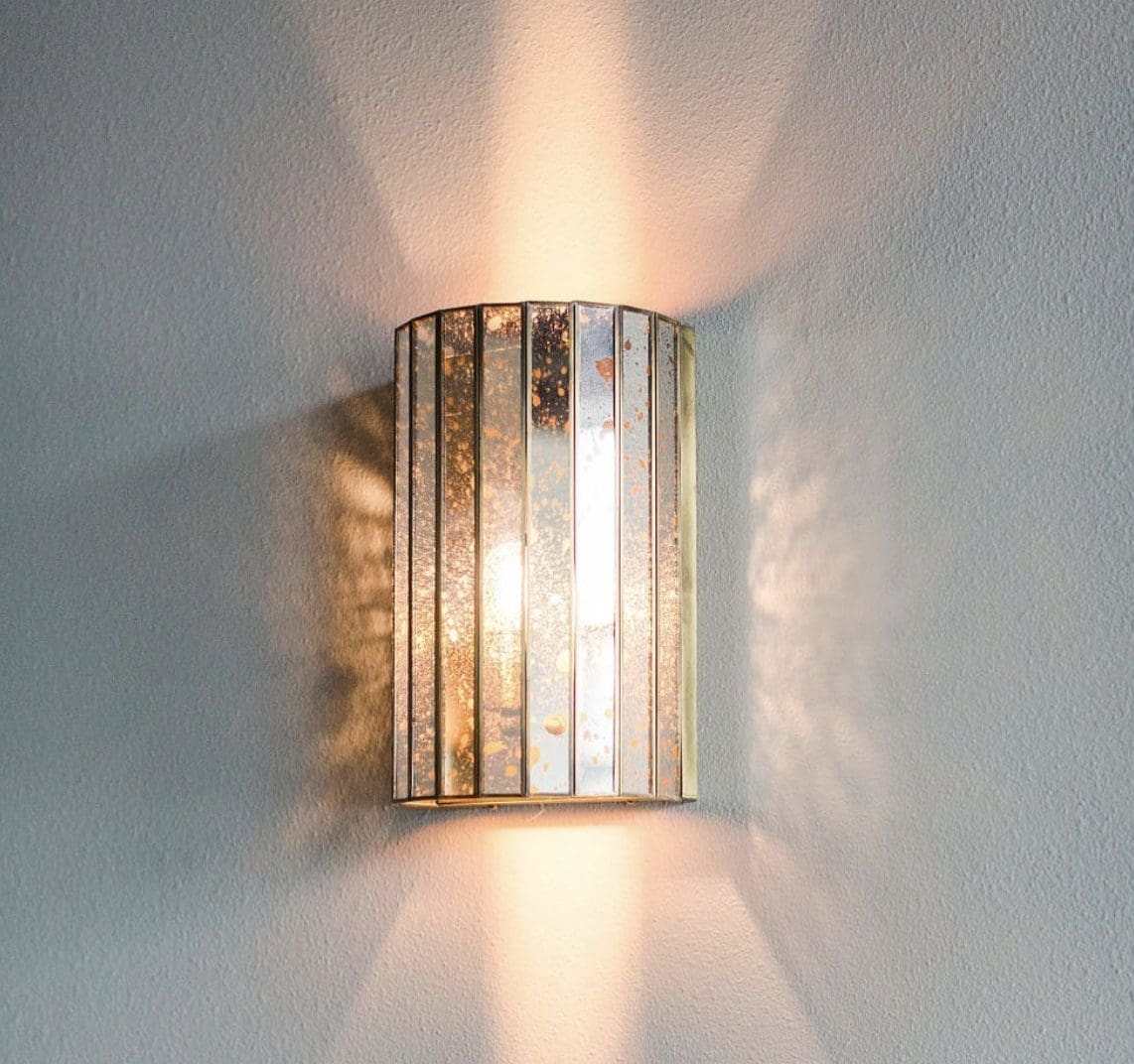 Even the sconces were chosen with care. 