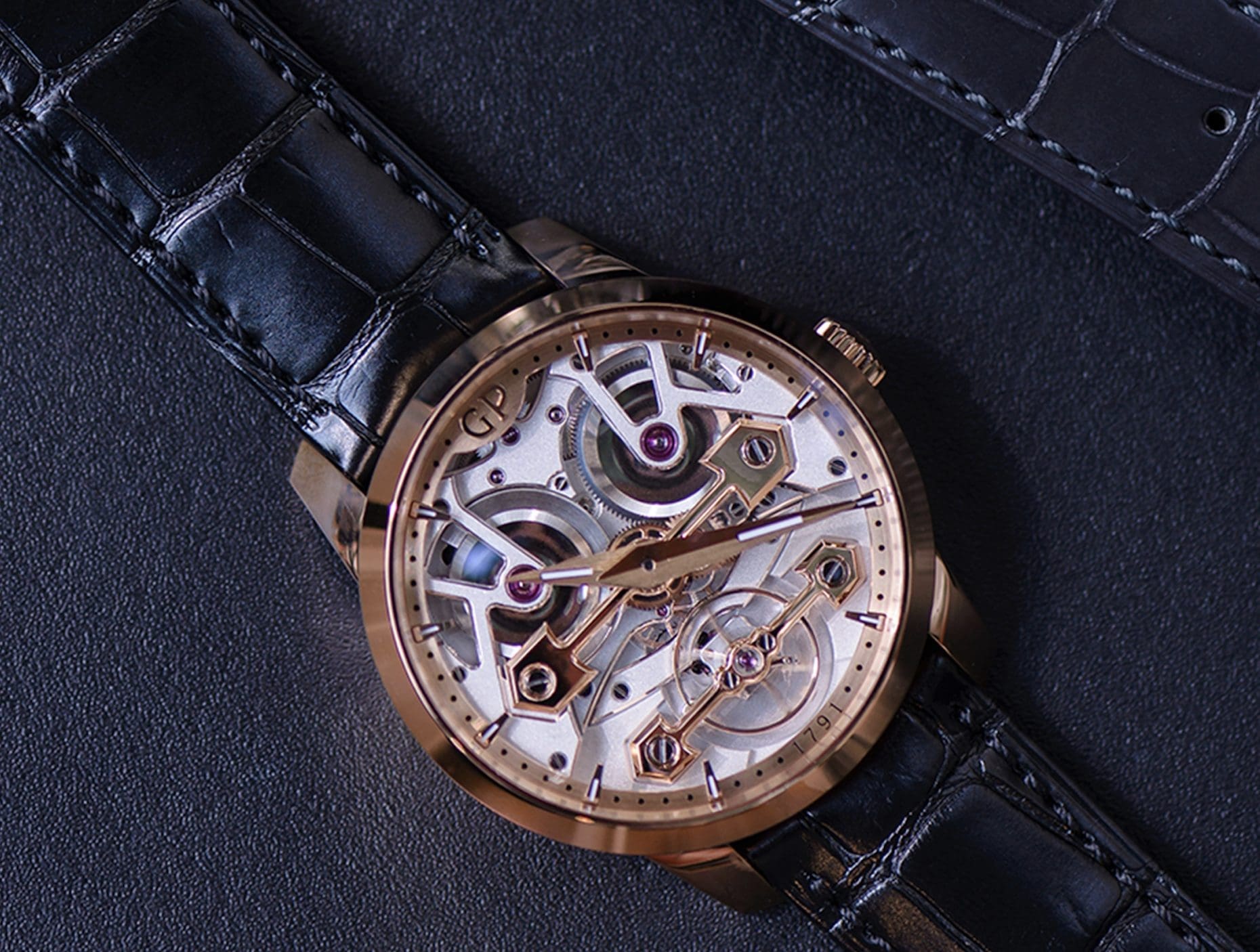 Girard-Perregaux Bridge Collection watch in 18K rose gold 