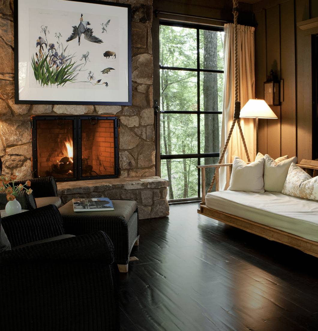 The coziness of the accommodations at Blackberry Farms is bar none. 