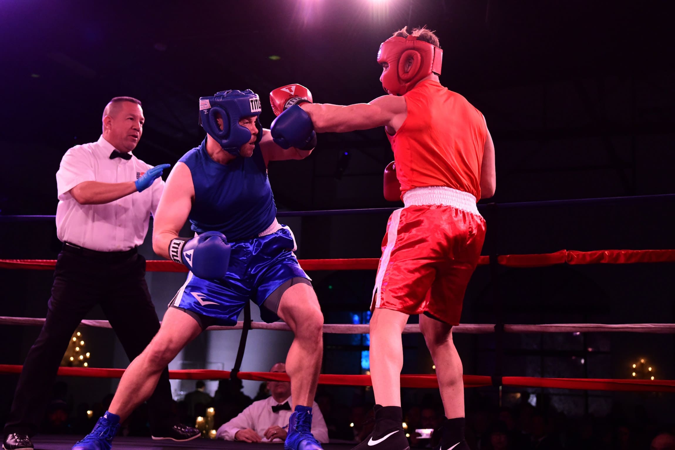 Shedding their suits and ties, Houston execs enter the boxing ring for charity. (Photo by Daniel Ortiz)