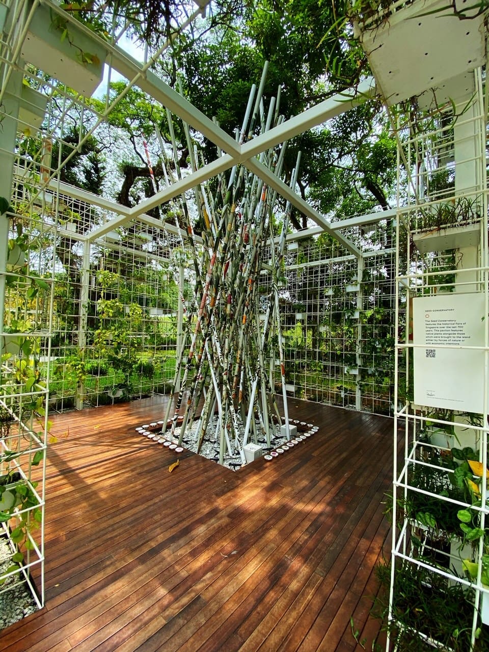 Singapore's  Bicentennial Experience innovative art exhibits are scattered throughout the city’s parks. 
 (Photo by Jane Howze)