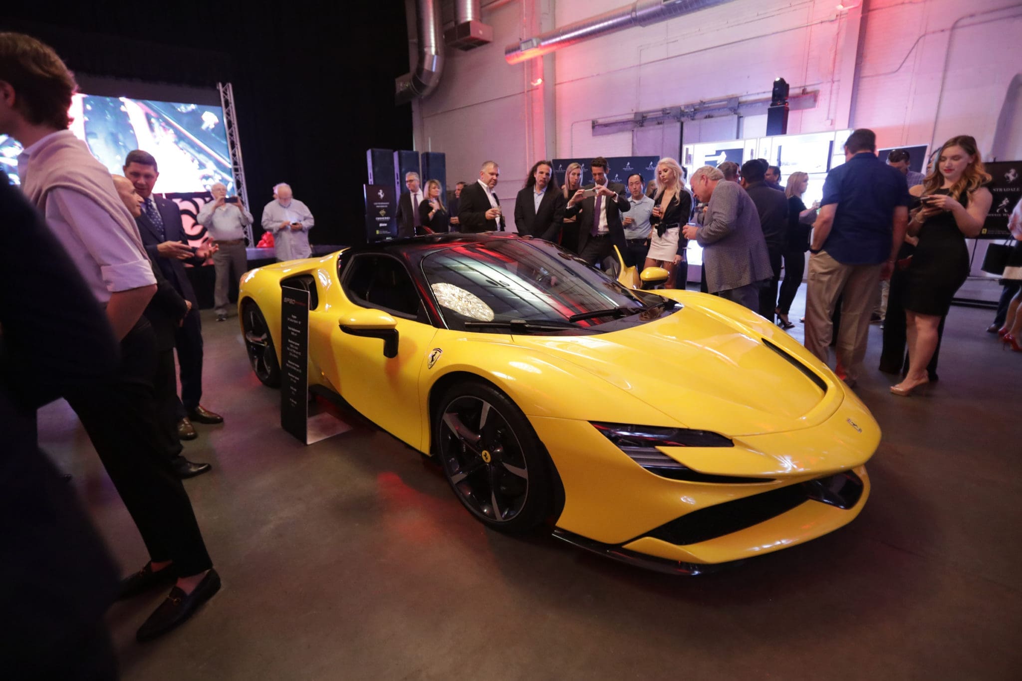 Ferrari SF90 Stradale, a V8 Twin Turbo engine matted to a plug-in hybrid