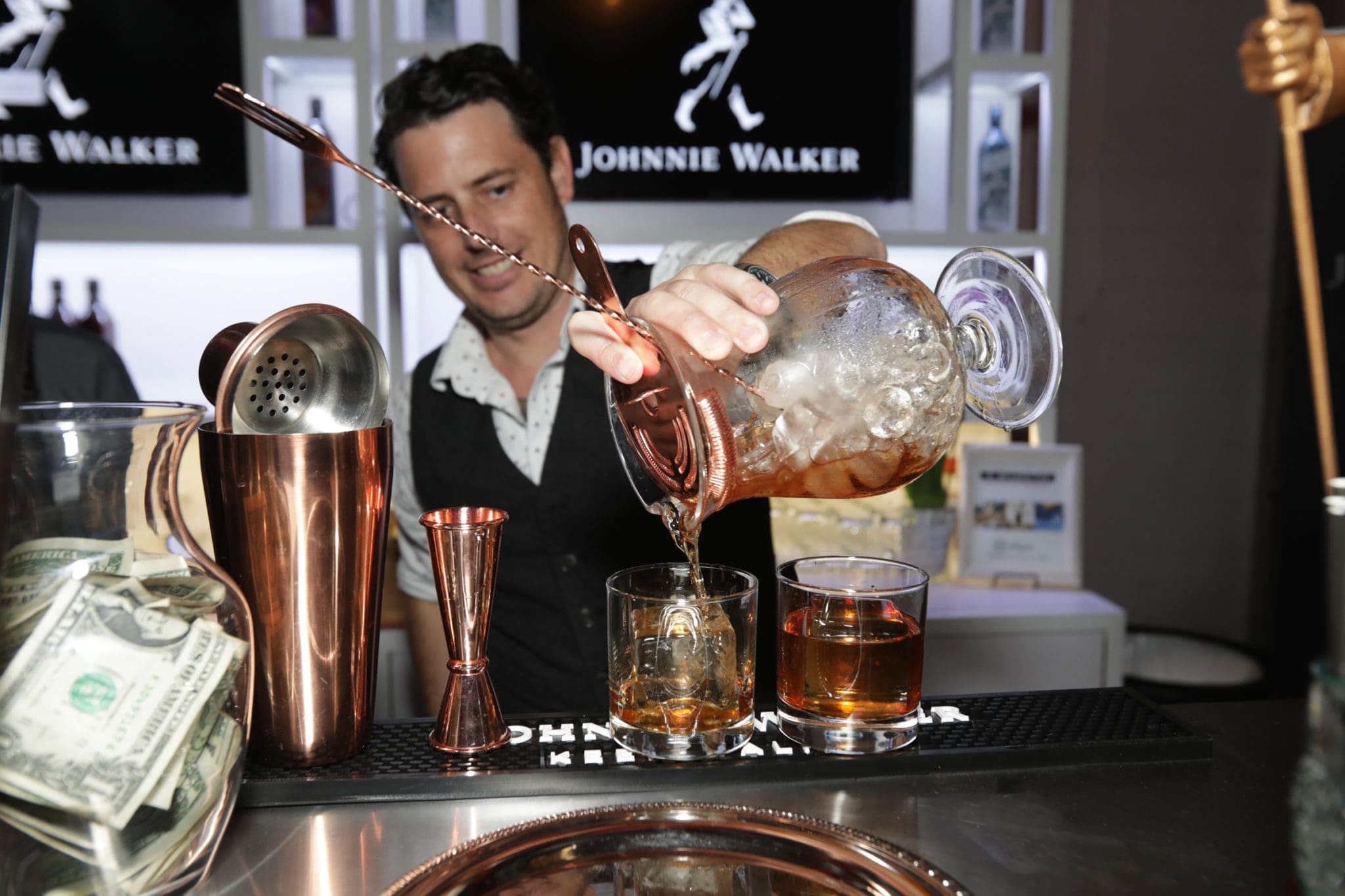 Johnnie Walker pours for fans of Ferrari.