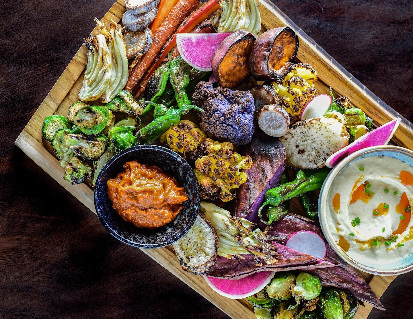 The food at Traveler's Table was inspired by the owner's jaunts across the world. 