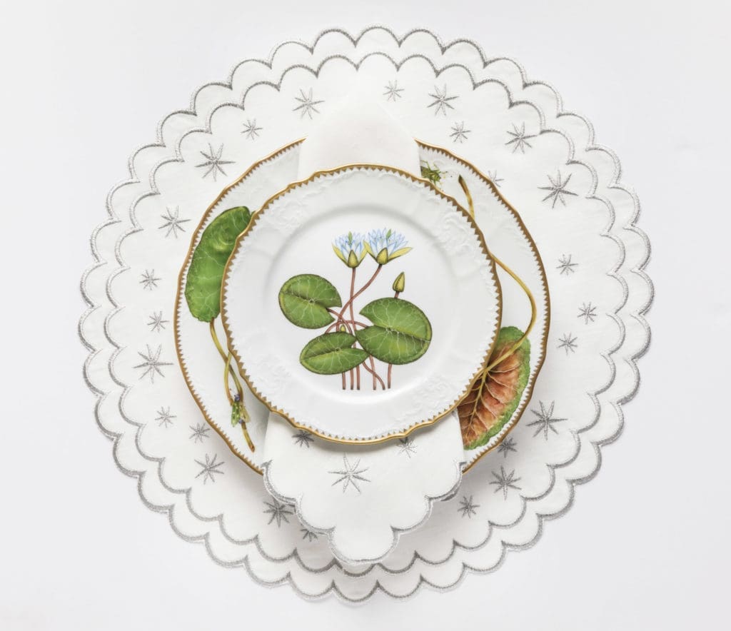 Napkins and placemats from $95, at Cece Barfield Home at Bergdorf Goodman in New York, cecebarfieldinc.com.