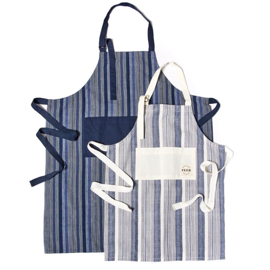 FEED aprons $48 to $68, at feedprojects.com