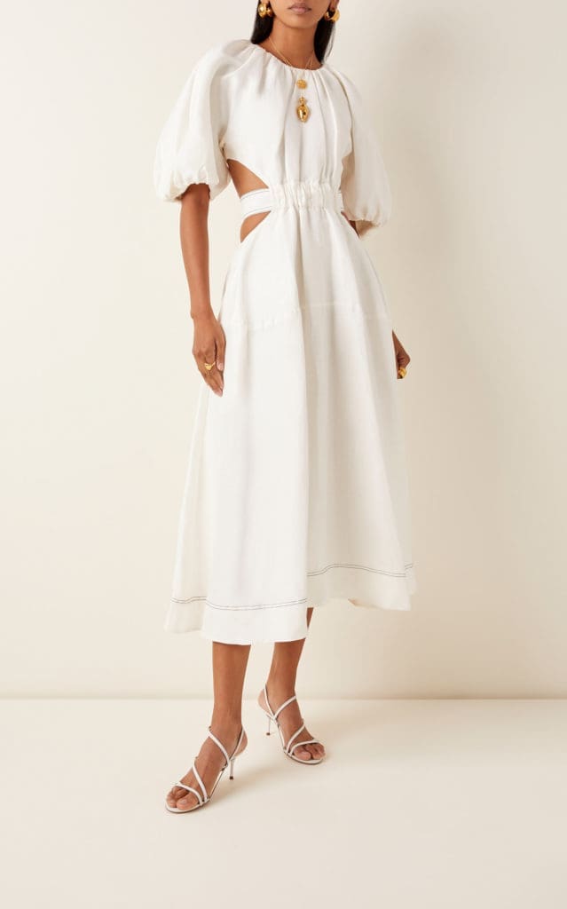 Aje Linen Dress