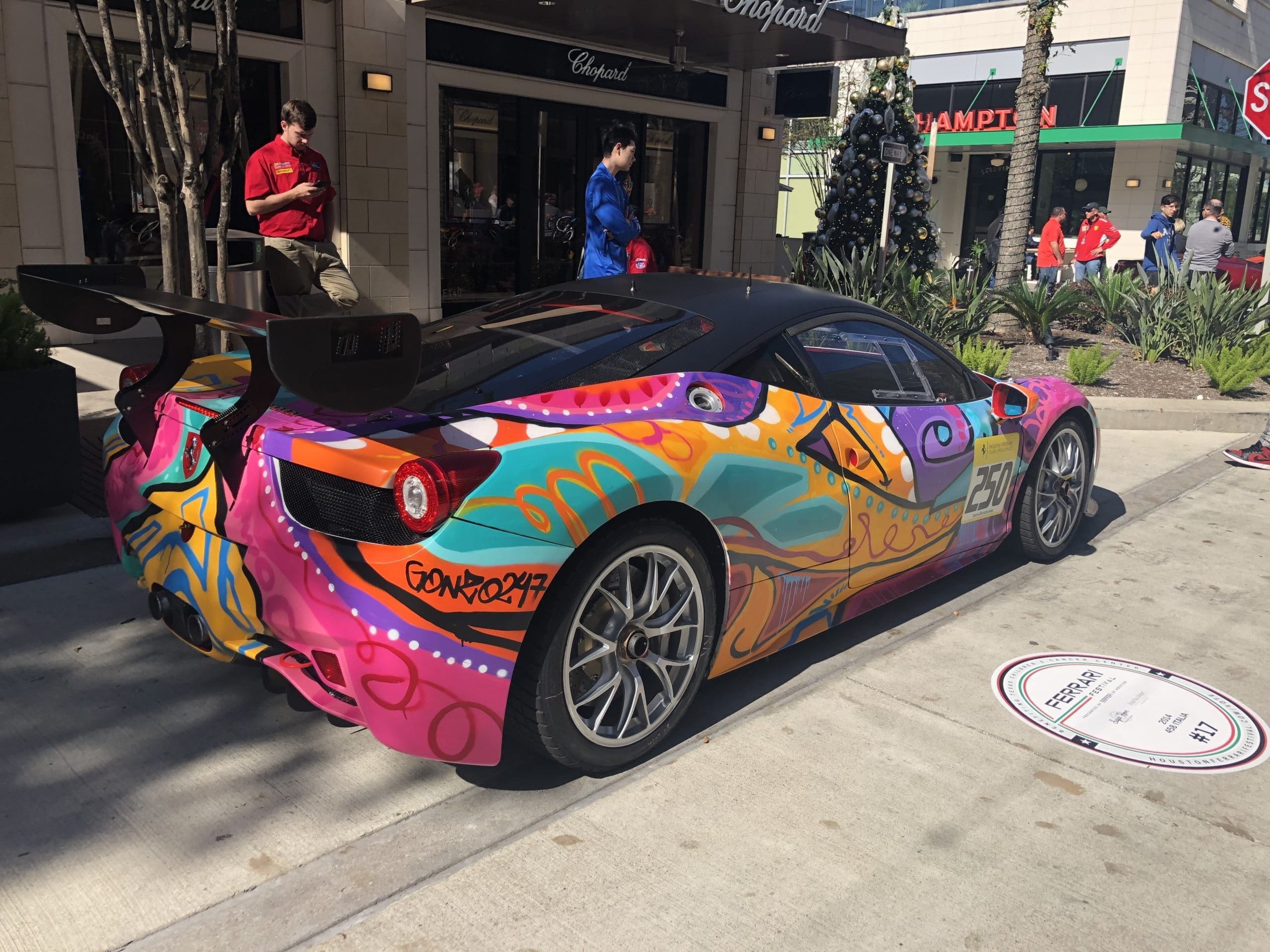 Aerosol artist Gonzo247 painted this gem  in partnership with Houston-PPF, a local business specializing in luxury automotive paint protection. (Photo by Shelby Hodge)