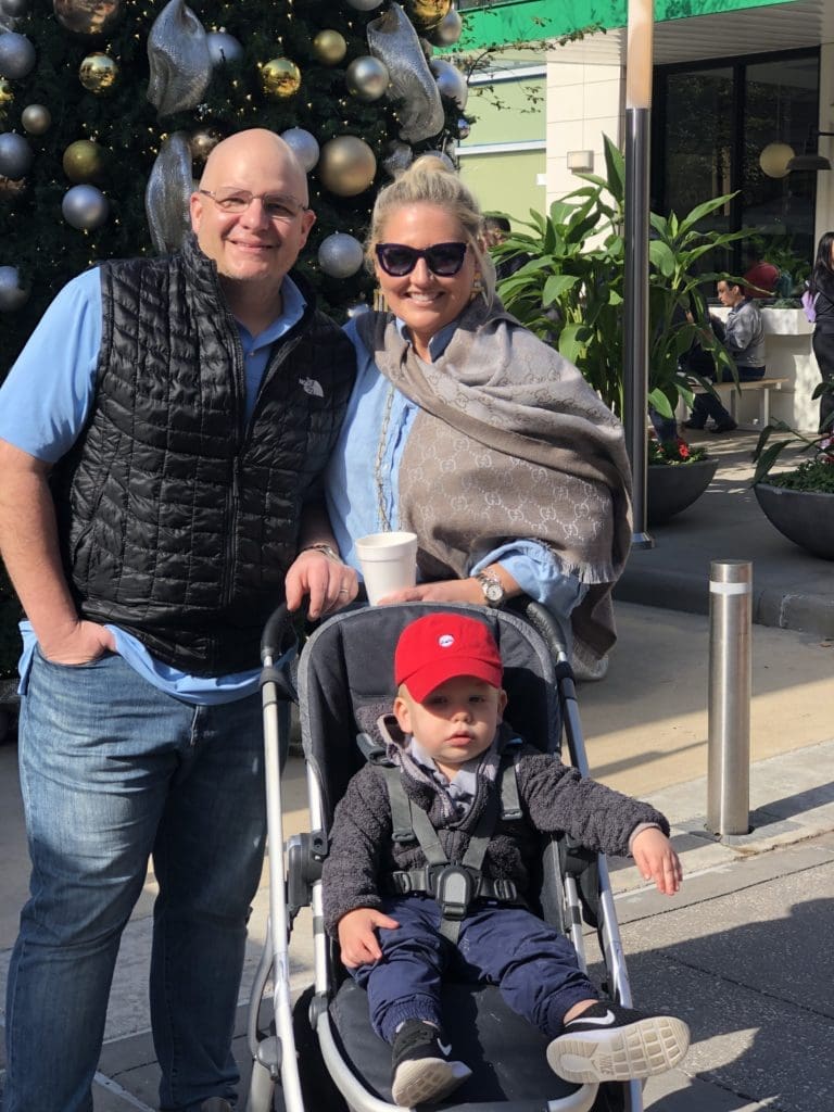 Patrick & Meredith Chastang with son Mac (Photo by Shelby Hodge)