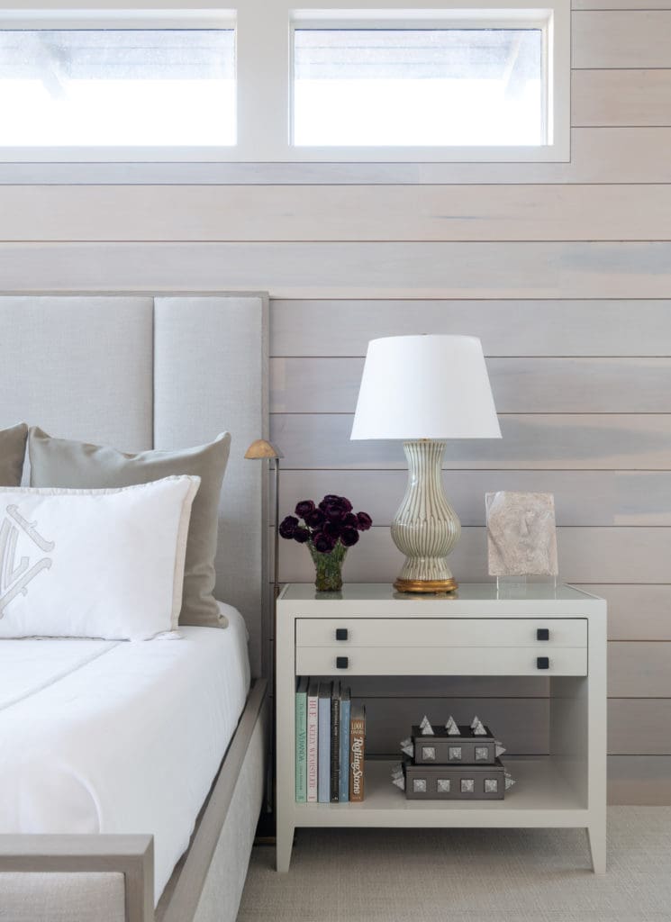 Master bedroom detail.