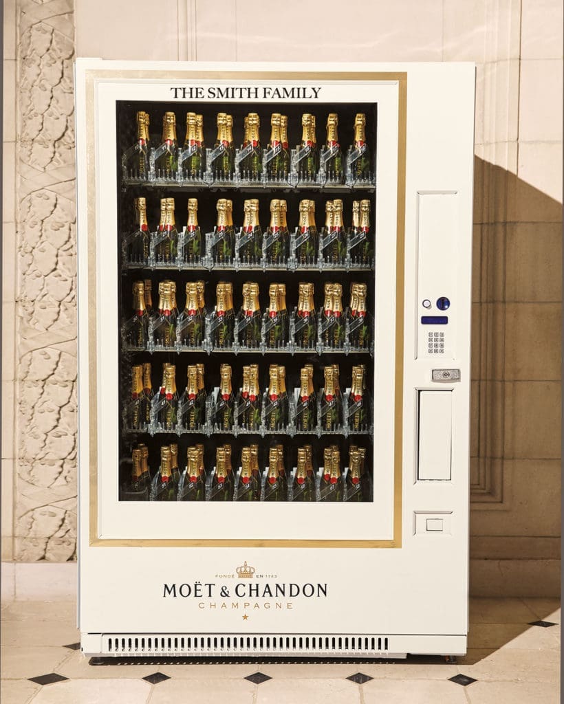 Moët & Chandon Champagne Vending Machine, $35,000, Neiman Marcus
