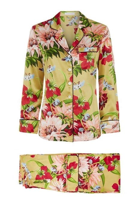 Olivia Von Halle Silk Pajamas 