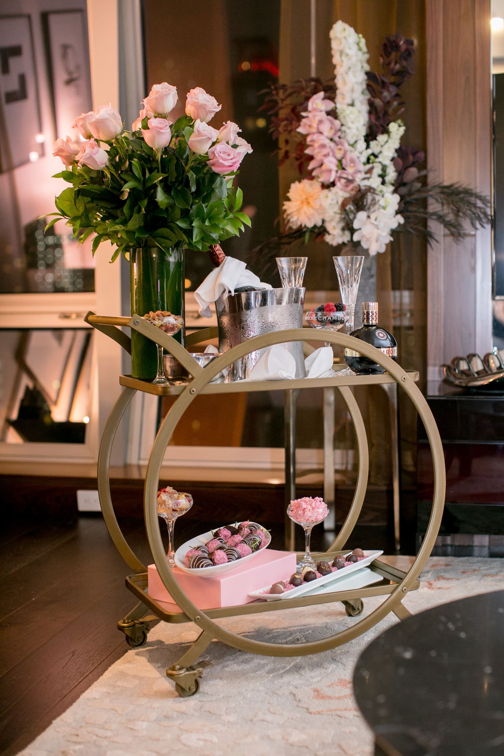 Champagne Cart- The Langham, New York, Fifth Avenue