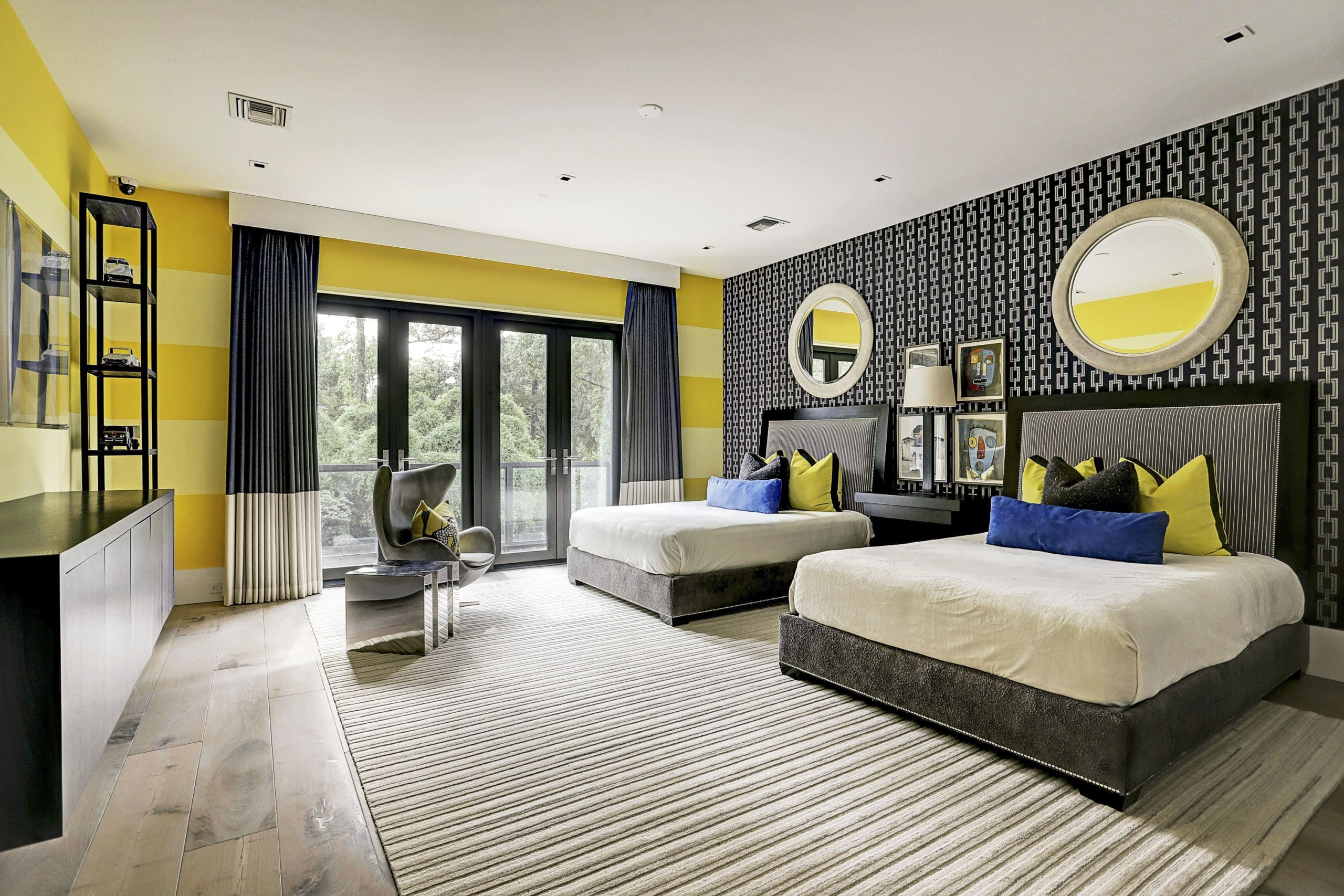 One of eight bedrooms in the Sandringham residence. (Photo by TK Images)