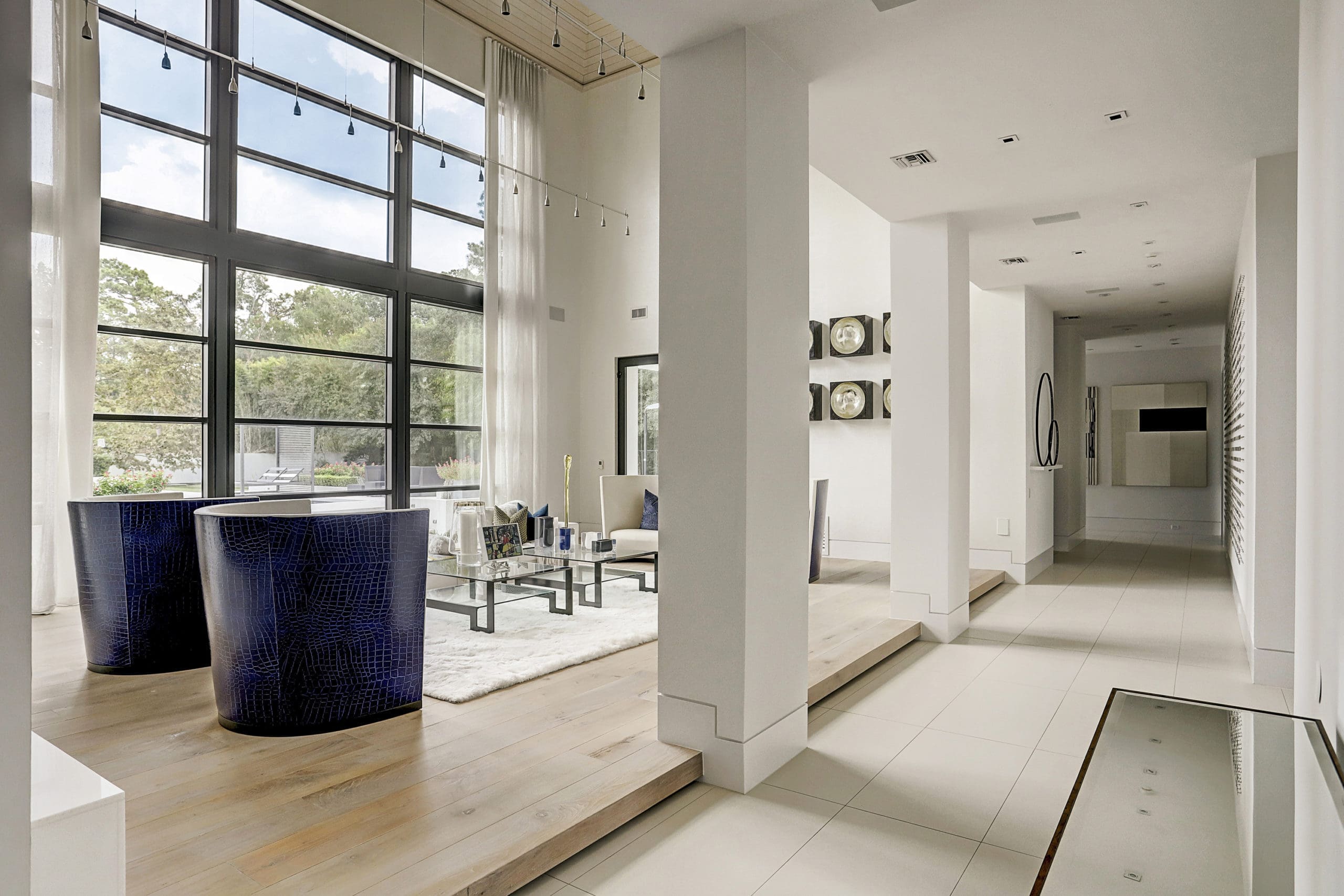 The main gathering room with two-story high ceilings. (Photo by TK Images)