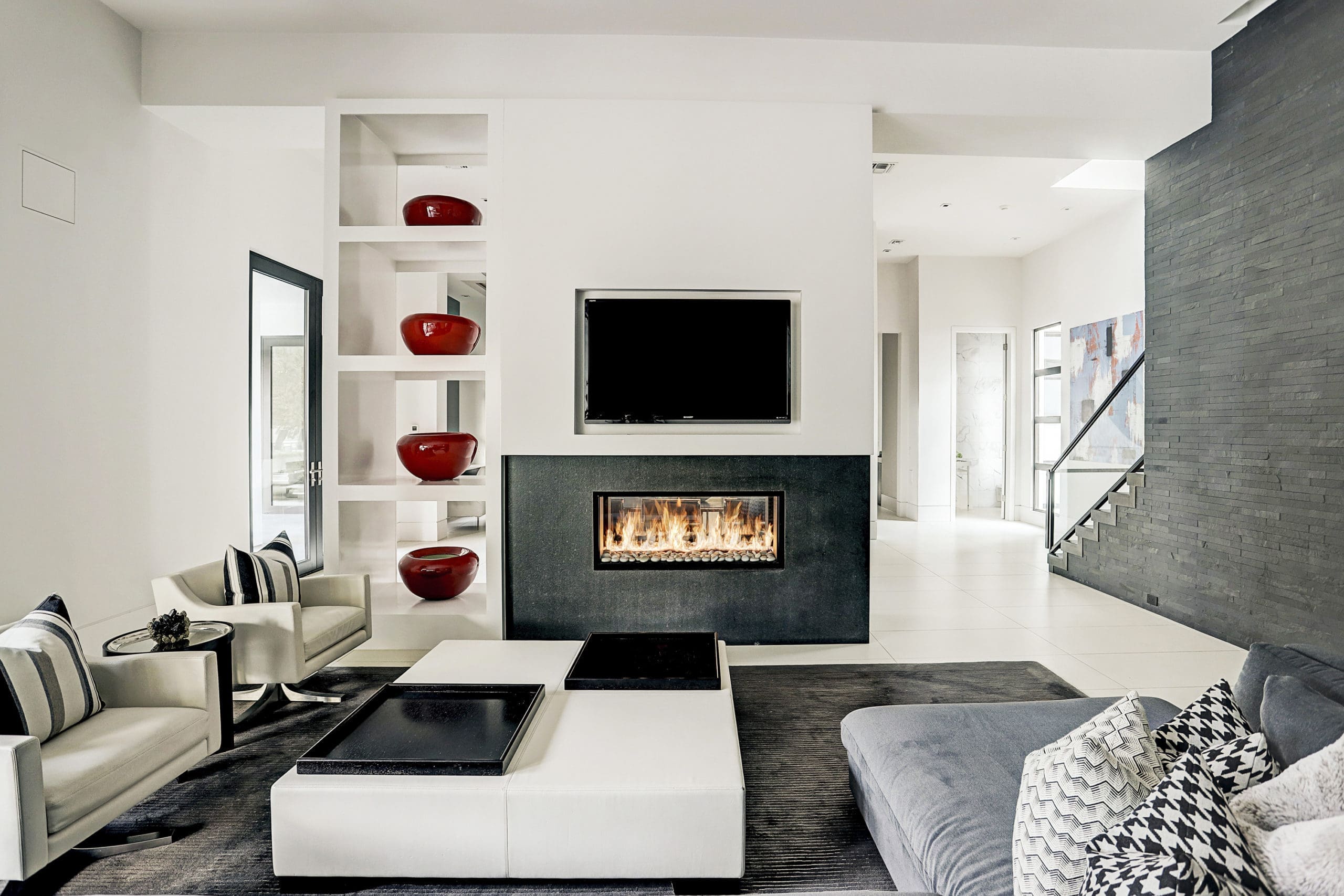 The secondary family room hardly appears to be secondary. (Photo by TK Images)