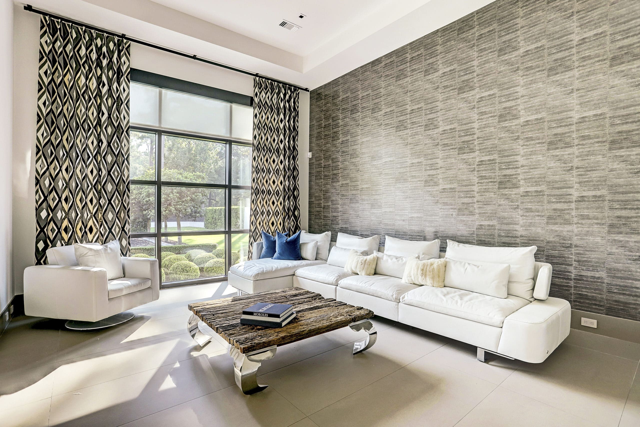 A cozy sitting area within the open plan house. (Photo by TK Images)