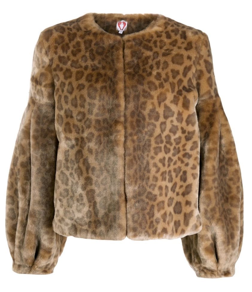 Shrimps Leopard Print Jacket