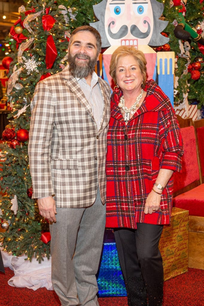 Houston Ballet artistic director Stanton Welch, Houston Ballet Nutcracker Market CEO Patsy Chapman (Photo by Fulton Davenport/PWL Studio)