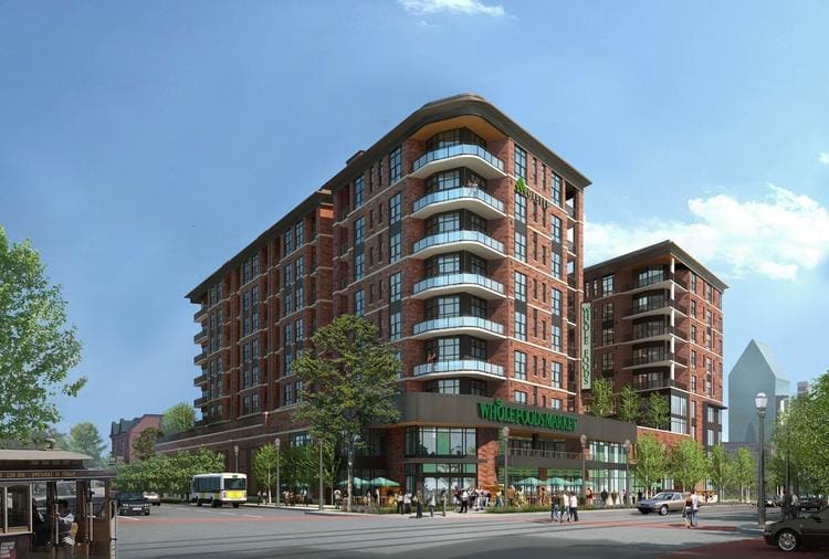 Whole Foods has a location at McKinney Avenue and Routh Street.