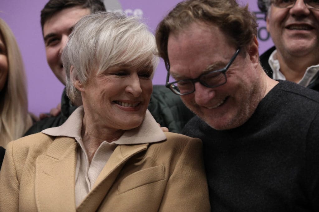 Actors Glenn Close and Stephen Root attend the World Premiere of <i>Four Good Days</i> by Rodrigo Garcia, an official selection of the Premieres program at the 2020 Sundance Film Festival. © 2020 Sundance Institute | photo by Lauren Wester..