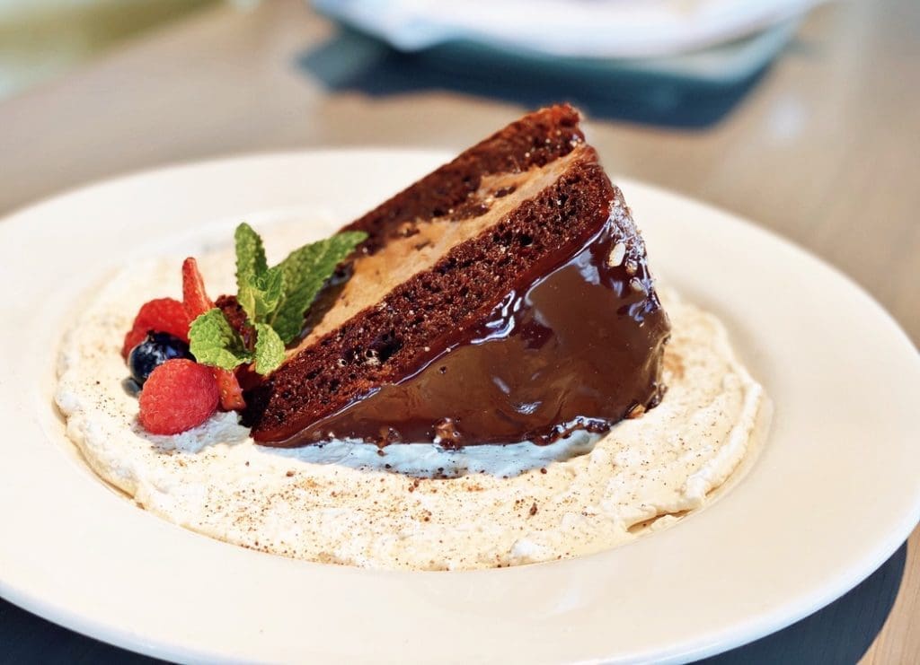 You can order Miriam's Volcano Chocolate Cake for Valentine's Day. (Photo by Miriam Jimenez)