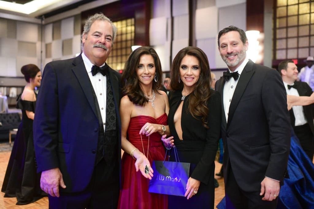 Cal & honoree Hannah McNair, Joanna & Brad Marks (Photo by Daniel Ortiz)