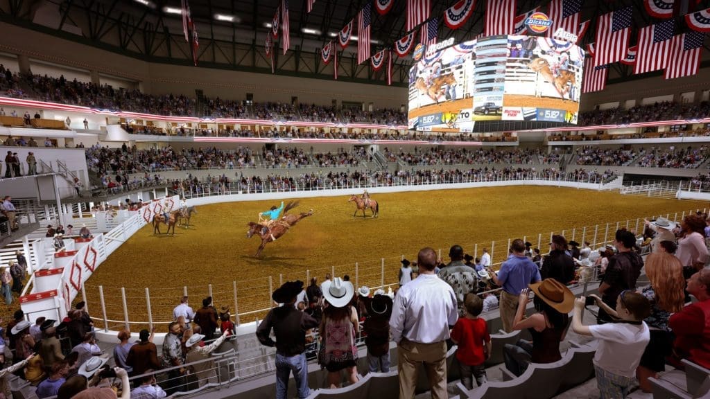 The Fort Worth Stock Show & Rodeo is making its Dickies Arena debut this weekend. 