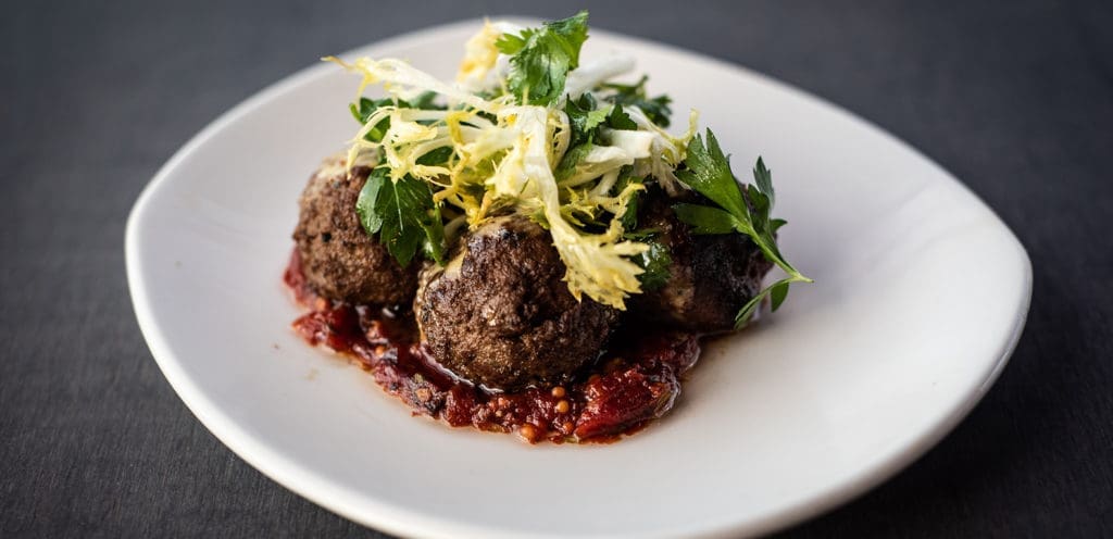 The Wagyu meatballs at Foxyco are a must-try appetizer. Courtesy of Foxyco
