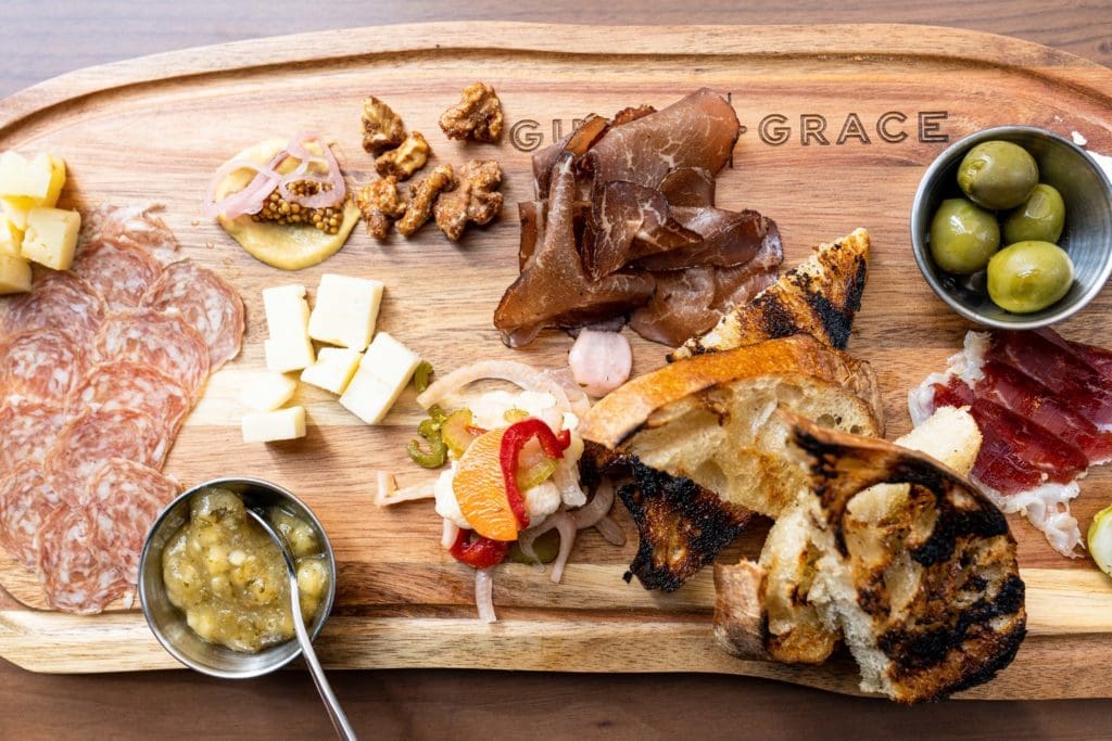 Charcuterie tasting at Guard and Grace