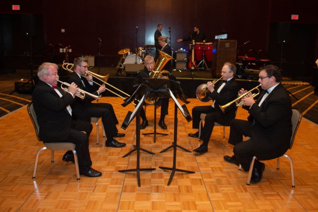 Houston Symphony musicians perform at the Houston Symphony Vintage Virtuoso at the Royal Sonesta Hotel (Photo by Wilson Parish)