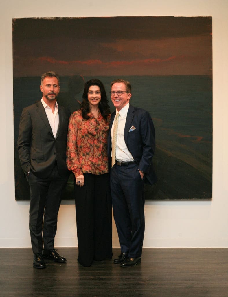 Enrique Martínez Celaya, Nancy & Erik Littlejohn (Photo by Chris P. Bachman)