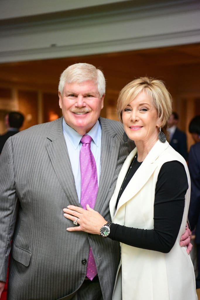 John Eddie and  Sheridan Williams  contributed $100,000 to Alex Bregman's campaign for the Houston Food Bank. (Photo by Daniel Ortiz)
