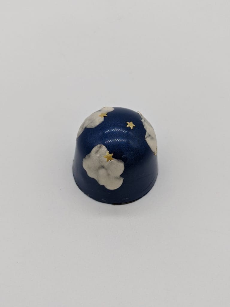 Custom truffles inspired by the night sky,  by Maravilla Cacao. 