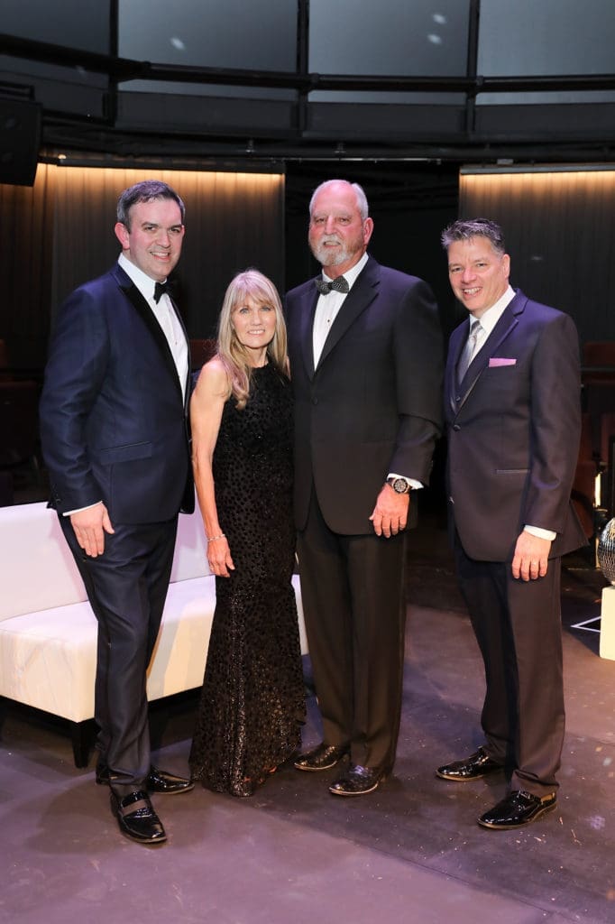 Mark Folkes, Glenda and Russell Gordy, Kenn McLaughlin (Photo by Priscilla Dickson)