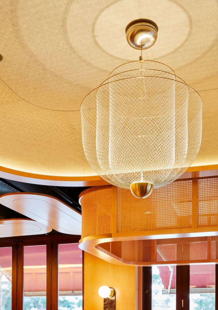 The interiors are just as sumptuous as the menu. 