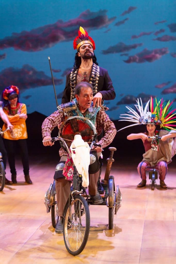 Death takes a ride with Quixote and he's a fun companion. (Photo by T. Charles Erickson)