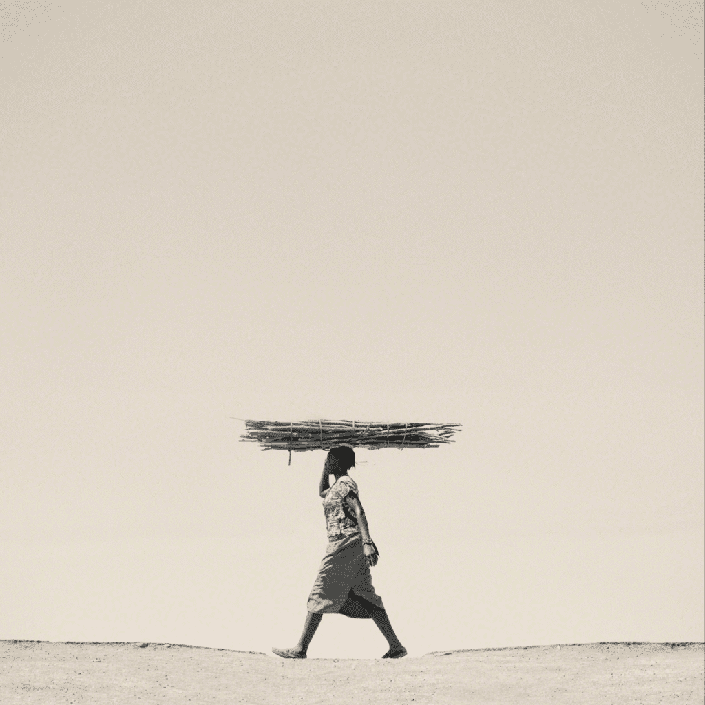 Marti Corn's "Road to Nowhere #4 (9487)," 2016, features the Houston photographer's ongoing series documenting the African refugee crisis; proceeds fund Corn's humanitarian/activist work in Kakuma, Kenya, for the Lost Boys & Girls, as well as young photographers.    