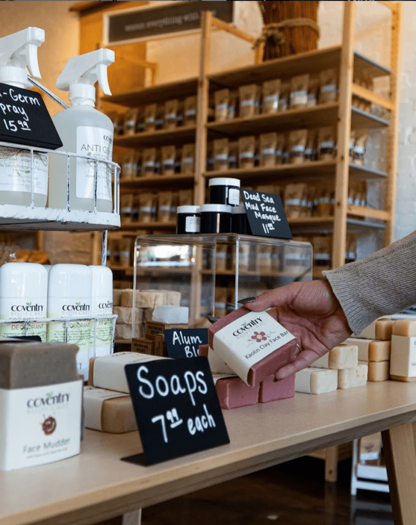 As well as soaps, deodorants and sprays. (Courtesy of The Natural Spot)