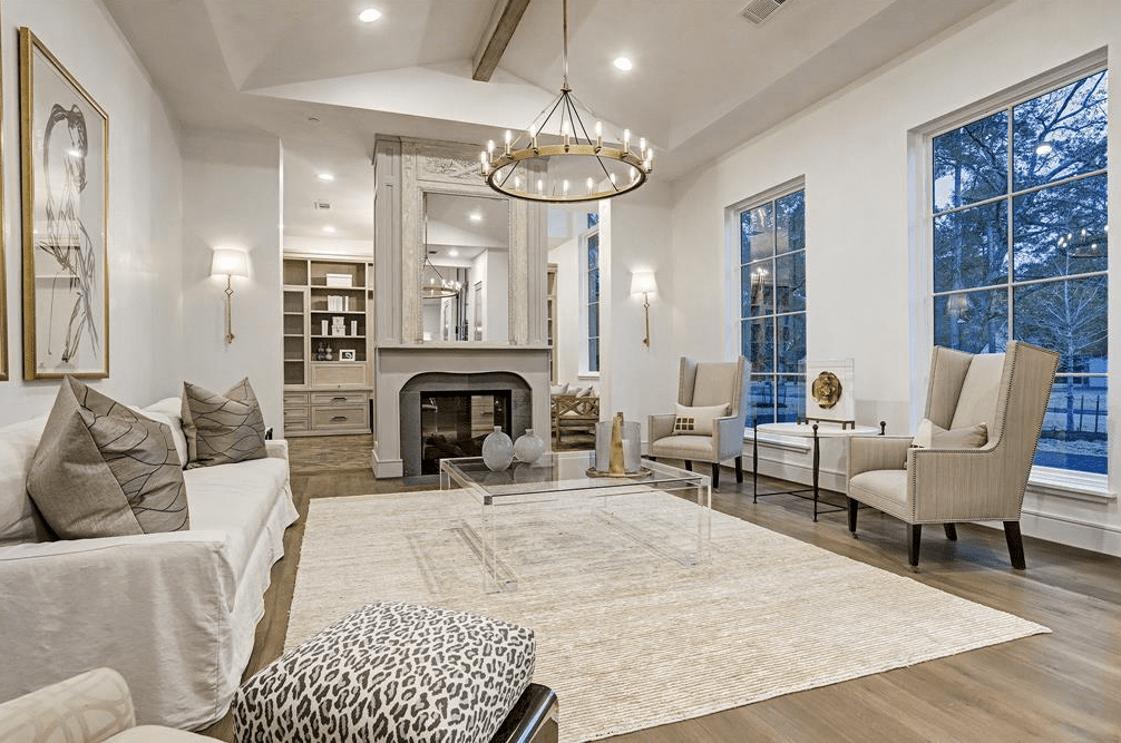 Staging for the Belgian-inspired dwelling in Memorial was completed by Taylor & Taylor Designs.